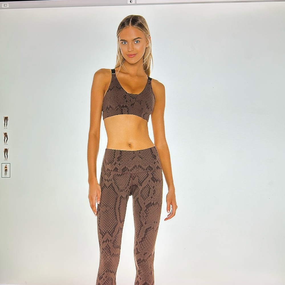 VARLEY SET - bra/legging bracken snake pattern